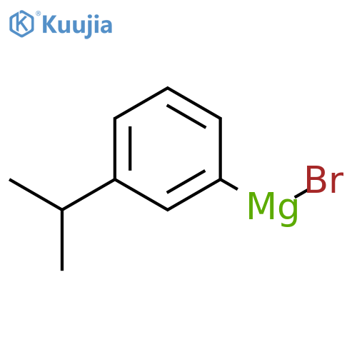 Magnesium, bromo[3-(1-methylethyl)phenyl]- structure