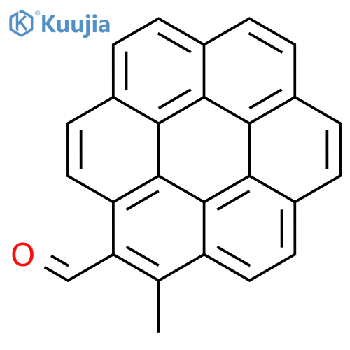 2-methylcoronene-1-carbaldehyde structure