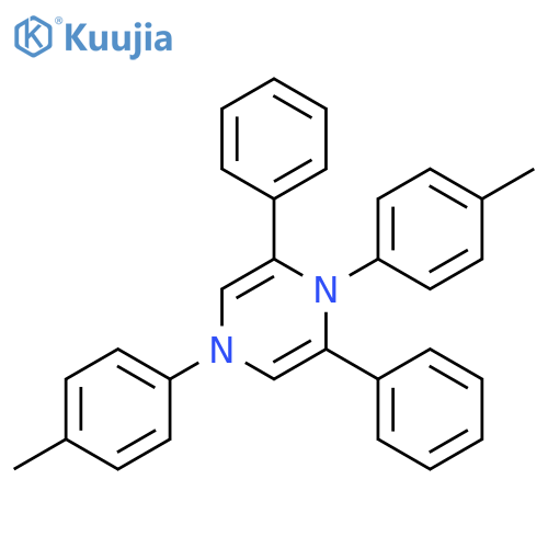 1,4-bis(4-methylphenyl)-2,6-diphenylpyrazine structure