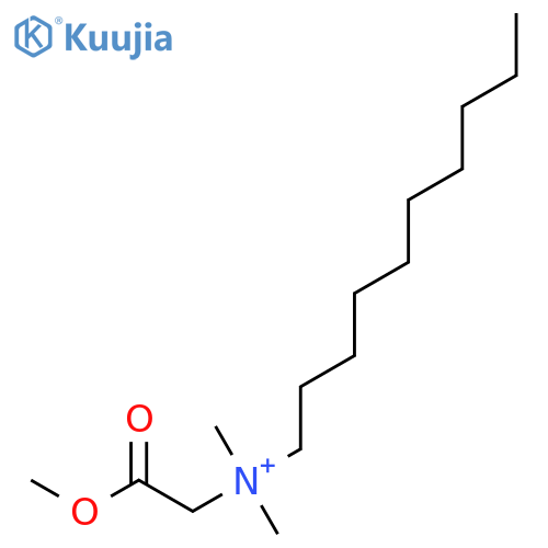 decyl-(2-methoxy-2-oxoethyl)-dimethylazanium structure