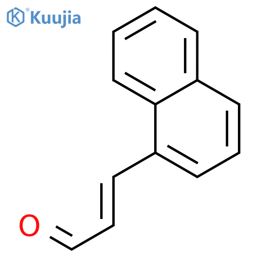3-(naphthalen-1-yl)prop-2-enal structure