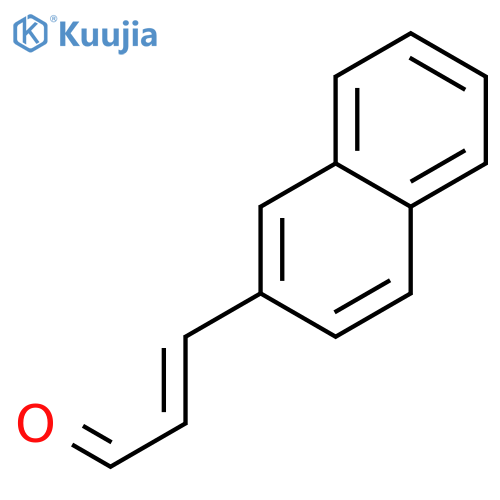 3-(naphthalen-2-yl)prop-2-enal structure