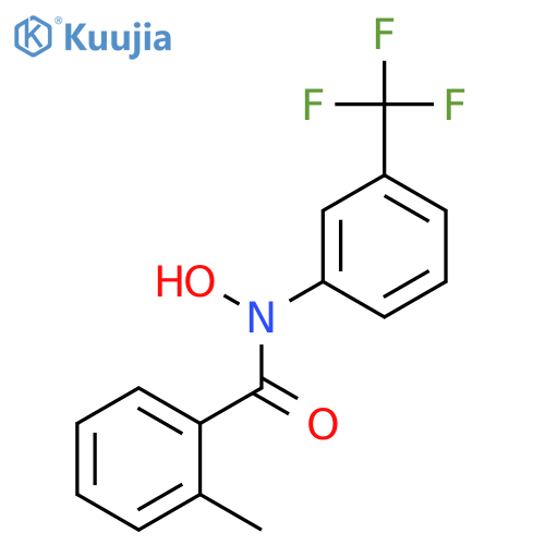 N-Hydroxy-2-methyl-N-[3-(trifluoromethyl)phenyl]benzamide structure
