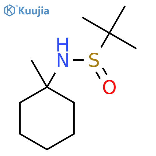 N-(1-methylcyclohexyl)-tert-butanesulfinamide structure