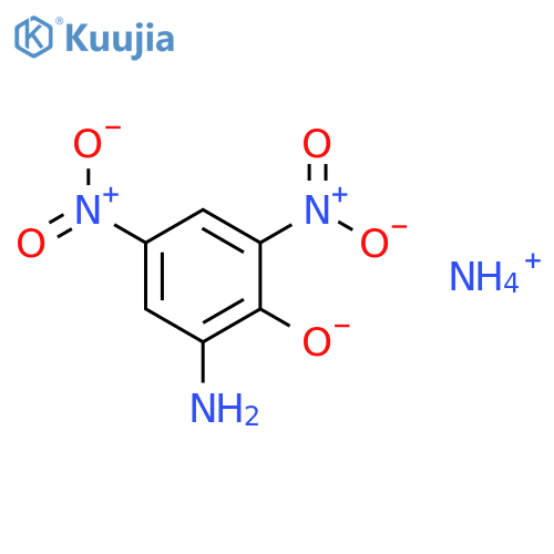 Phenol,2-amino-4,6-dinitro-, monoammonium salt (8CI,9CI) structure