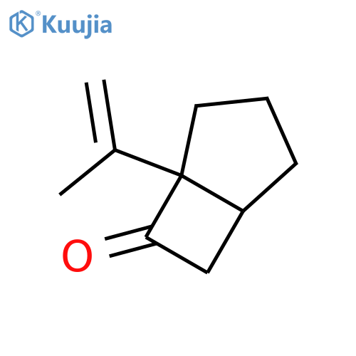 Bicyclo[3.2.0]heptan-6-one, 5-(1-methylethenyl)- structure