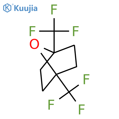 1,4-bis(trifluoromethyl)-7-oxabicyclo[2.2.1]heptane structure