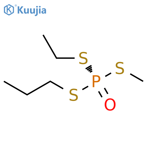 Phosphorotrithioic acid, S-ethyl S-methyl S-propyl ester, (S)- structure