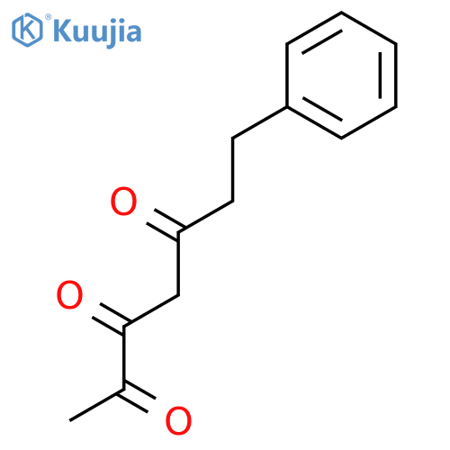 7-phenylheptane-2,3,5-trione structure