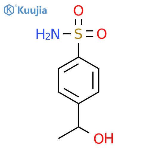 4-(1-Hydroxyethyl)benzene-1-sulfonamide structure