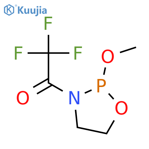 2,2,2-trifluoro-1-(2-methoxy-1,3,2-oxazaphospholidin-3-yl)ethanone structure