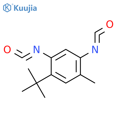 1-tert-butyl-2,4-diisocyanato-5-methylbenzene structure