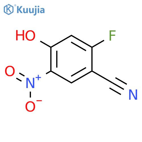 2-Fluoro-4-hydroxy-5-nitro-benzonitrile structure