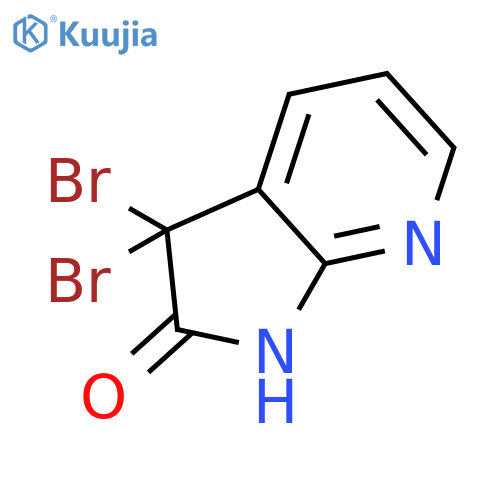 3,3-Dibromo-1H-pyrrolo2,3-bpyridin-2(3H)-one structure