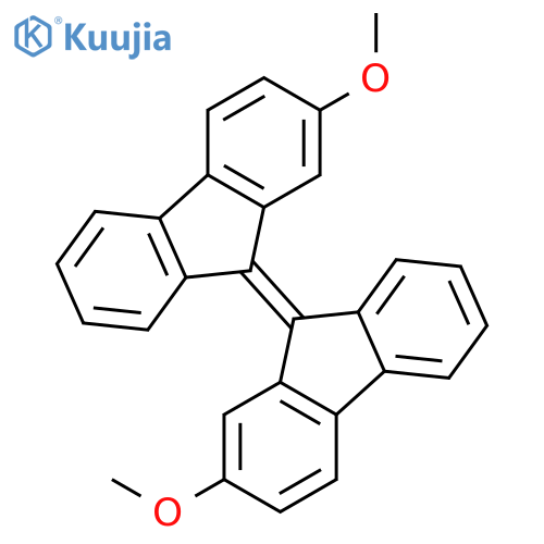 9H-Fluorene, 2-methoxy-9-(2-methoxy-9H-fluoren-9-ylidene)-, (Z)- structure