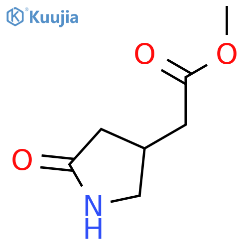 Methyl 5-Oxopyrrolidine-3-acetate structure