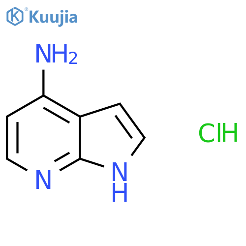 1H-Pyrrolo[2,3-b]pyridin-4-amine hydrochloride structure