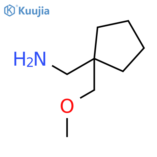 {1-(Methoxymethyl)cyclopentylmethyl}amine structure