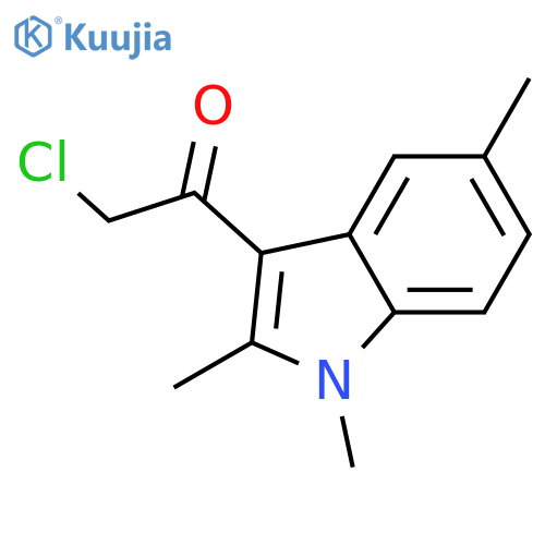 2-Chloro-1-(1,2,5-trimethyl-1H-indol-3-yl)ethanone structure
