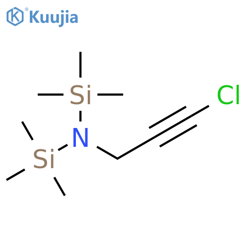 Silanamine, N-(3-chloro-2-propynyl)-1,1,1-trimethyl-N-(trimethylsilyl)- structure