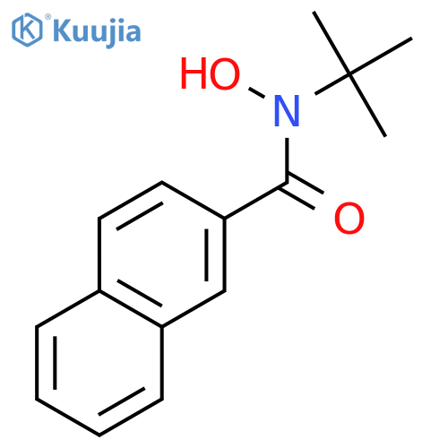 N-tert-butyl-N-hydroxynaphthalene-2-carboxamide structure