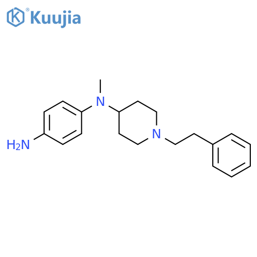 1,4-Benzenediamine, N-methyl-N-[1-(2-phenylethyl)-4-piperidinyl]- structure