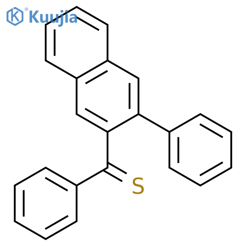 Methanethione, phenyl(3-phenyl-2-naphthalenyl)- structure