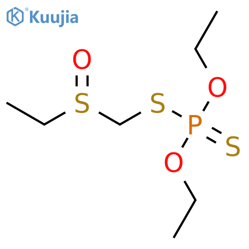 Phosphorodithioic acid, O,O-diethyl S-[(ethylsulfinyl)methyl] ester, (+)- structure