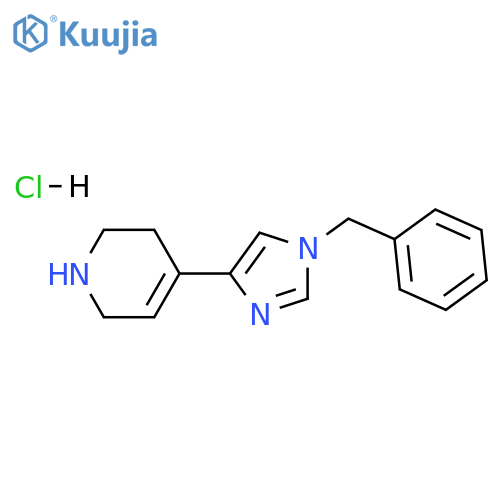 4-(N-BENZYL-4-IMIDAZOLE)-1,2,5,6-TETRAHYDRO PYRIDINE HYDROCHLORIDE structure
