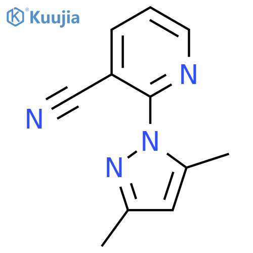 2-(3,5-Dimethyl-1H-pyrazol-1-yl)nicotinonitrile structure