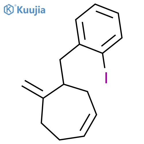 Cycloheptene, 4-[(2-iodophenyl)methyl]-5-methylene- structure