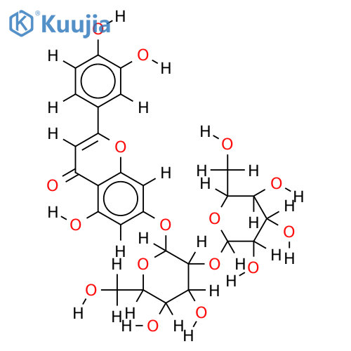 7-O-(beta-D-Allopyranosyl-(1→2)-beta-D-Glucopyranoside)-3',4',5,7-Tetrahydroxyflavone structure