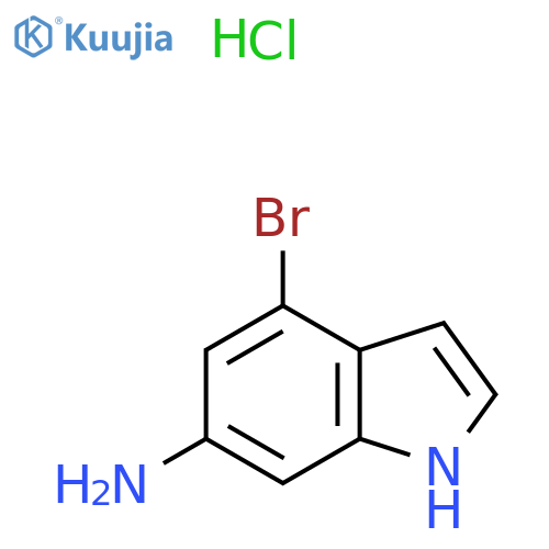 4-Bromo-6-amino Indole Hydrochloride structure
