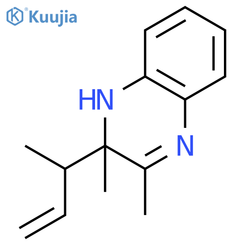 Quinoxaline, 1,2-dihydro-2,3-dimethyl-2-(1-methyl-2-propenyl)- structure