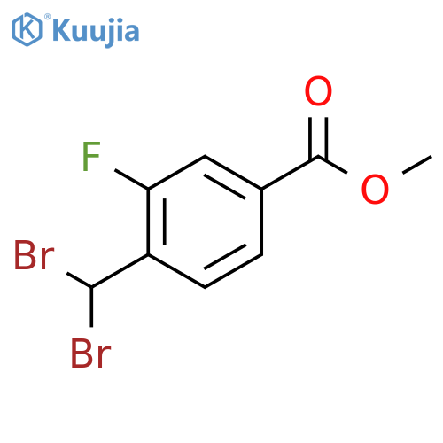 Methyl 4-(dibromomethyl)-3-fluorobenzoate structure