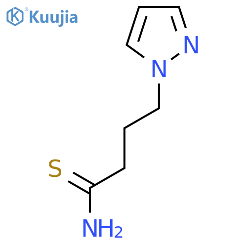 4-(1H-pyrazol-1-yl)butanethioamide structure