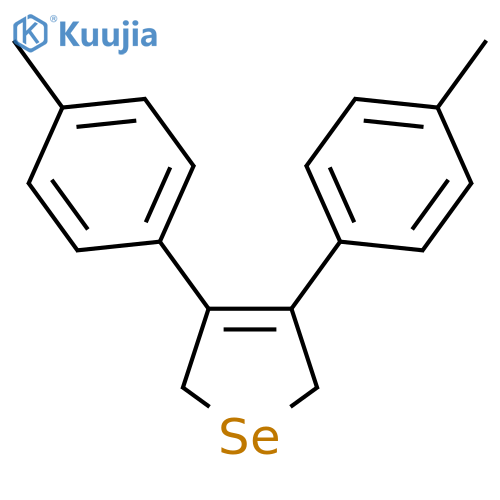 Selenophene, 2,5-dihydro-3,4-bis(4-methylphenyl)- structure
