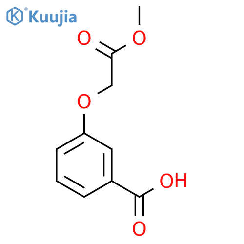 3-(2-Methoxy-2-oxoethoxy)benzoic Acid structure