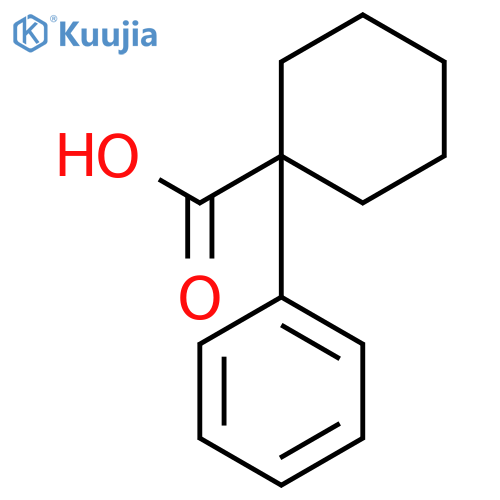 1-Phenylcyclohexanecarboxylic acid structure