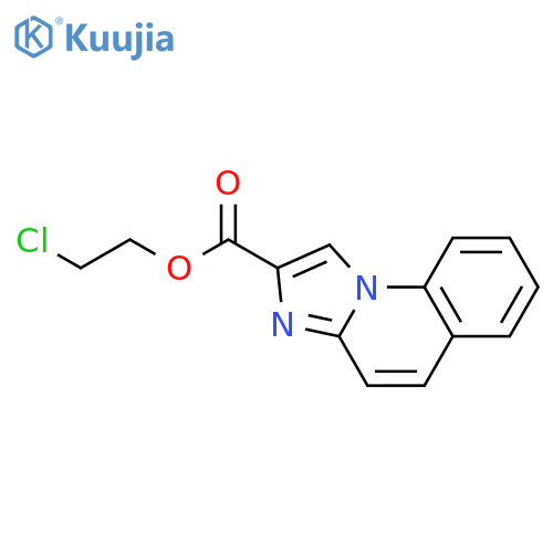 Imidazo[1,2-a]quinoline-2-carboxylic acid, 2-chloroethyl ester structure