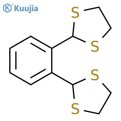 1,3-Dithiolane, 2,2'-(1,2-phenylene)bis- structure
