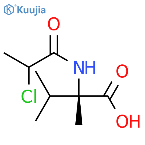 DL-Isovaline, N-(2-chloro-1-oxopropyl)-3-methyl-, (S)- structure