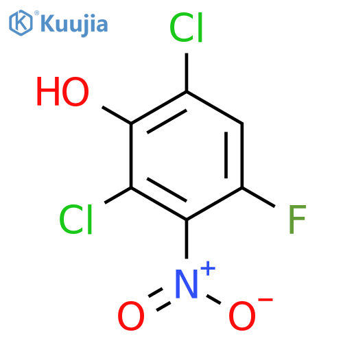 Phenol, 2,6-dichloro-4-fluoro-3-nitro- structure
