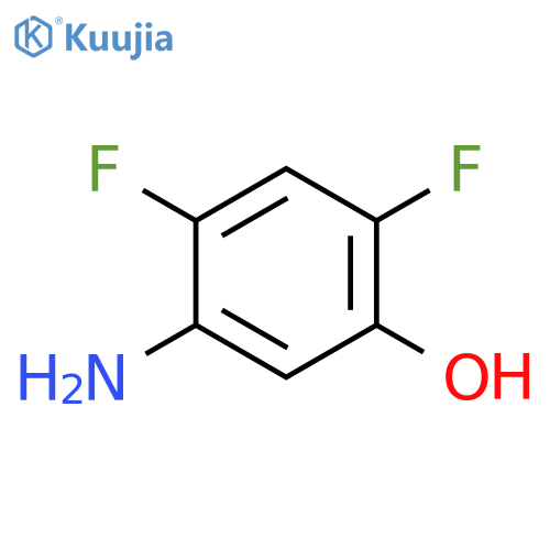 5-Amino-2,4-difluorophenol structure