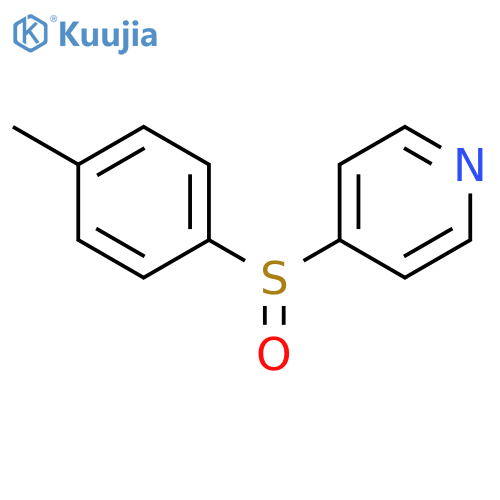4-(4-methylphenyl)sulfinylpyridine structure