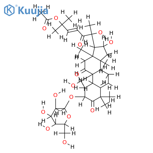 cucurbitacin A 2-O-beta-D-glucopyranoside structure