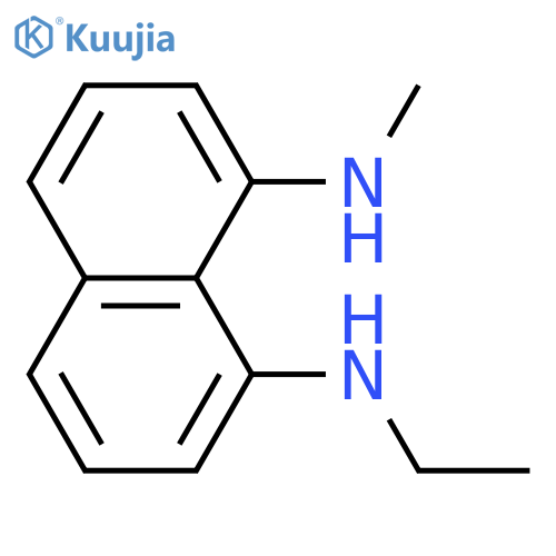 1,8-Naphthalenediamine, N-ethyl-N'-methyl- structure