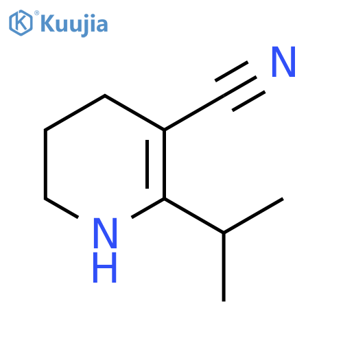 3-Pyridinecarbonitrile,1,4,5,6-tetrahydro-2-(1-methylethyl)- structure