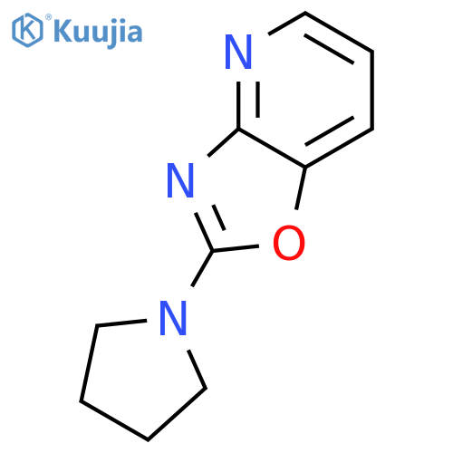 Oxazolo[4,5-b]pyridine, 2-(1-pyrrolidinyl)- structure