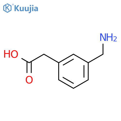 2-(3-(Aminomethyl)phenyl)acetic Acid structure